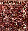 Bakhtiar Red Hand Knotted 112 X 1310  Area Rug 400-17257 Thumb 2