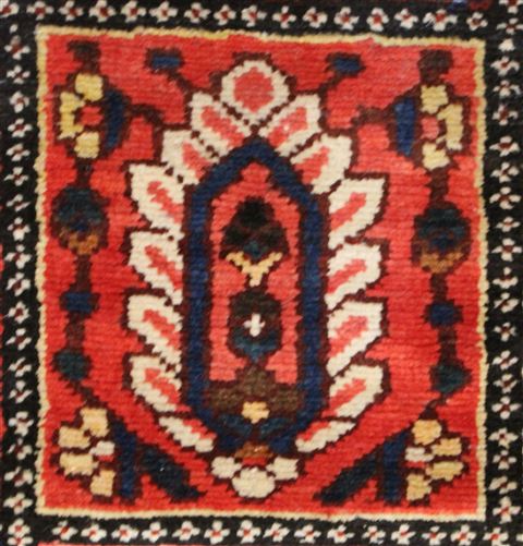Bakhtiar Red Hand Knotted 107 X 144 Area Rug 400-17258 Image 14