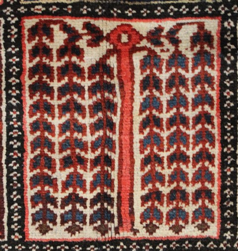 Bakhtiar Red Hand Knotted 107 X 144 Area Rug 400-17258 Image 20