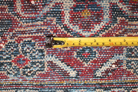 Bakhtiar Red Hand Knotted 107 X 144 Area Rug 400-17258 Image 29