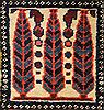 Bakhtiar Red Hand Knotted 107 X 144  Area Rug 400-17258 Thumb 11