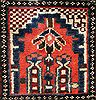 Bakhtiar Red Hand Knotted 107 X 144  Area Rug 400-17258 Thumb 13