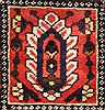 Bakhtiar Red Hand Knotted 107 X 144 Area Rug 400-17258 Thumb 14