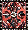 Bakhtiar Red Hand Knotted 107 X 144 Area Rug 400-17258 Thumb 17