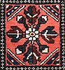 Bakhtiar Red Hand Knotted 107 X 144  Area Rug 400-17258 Thumb 17