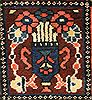 Bakhtiar Red Hand Knotted 107 X 144  Area Rug 400-17258 Thumb 18