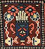 Bakhtiar Red Hand Knotted 107 X 144 Area Rug 400-17258 Thumb 18