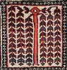 Bakhtiar Red Hand Knotted 107 X 144 Area Rug 400-17258 Thumb 20