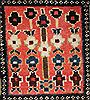 Bakhtiar Red Hand Knotted 107 X 144 Area Rug 400-17258 Thumb 21