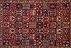 Bakhtiar Red Hand Knotted 107 X 144  Area Rug 400-17258 Thumb 32