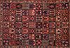 Bakhtiar Red Hand Knotted 107 X 144 Area Rug 400-17258 Thumb 32