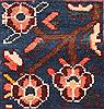 Bakhtiar Red Hand Knotted 107 X 144 Area Rug 400-17258 Thumb 3
