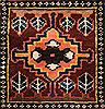 Bakhtiar Red Hand Knotted 107 X 144  Area Rug 400-17258 Thumb 5