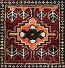 Bakhtiar Red Hand Knotted 107 X 144 Area Rug 400-17258 Thumb 5