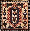 Bakhtiar Red Hand Knotted 107 X 144  Area Rug 400-17258 Thumb 6