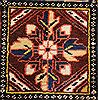 Bakhtiar Red Hand Knotted 107 X 144  Area Rug 400-17258 Thumb 8