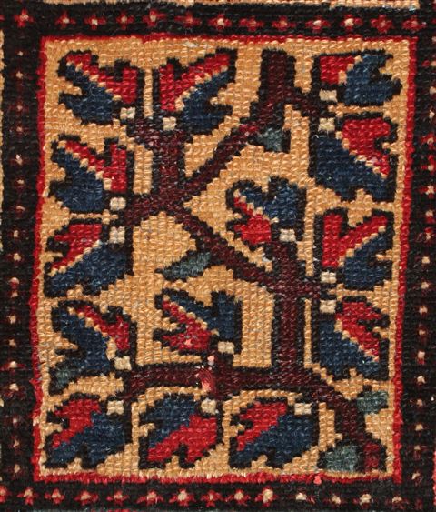 Bakhtiar Blue Square Hand Knotted 103 X 108 Area Rug 400-17259 Image 10
