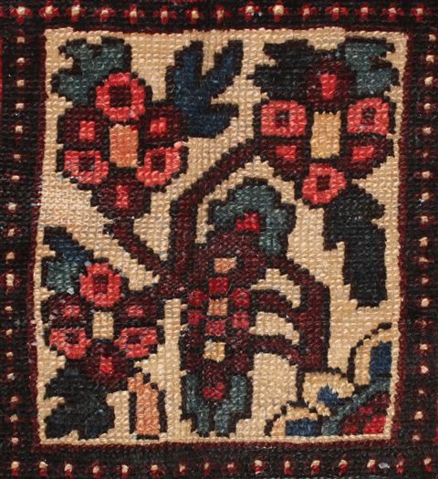 Bakhtiar Blue Square Hand Knotted 103 X 108 Area Rug 400-17259 Image 13