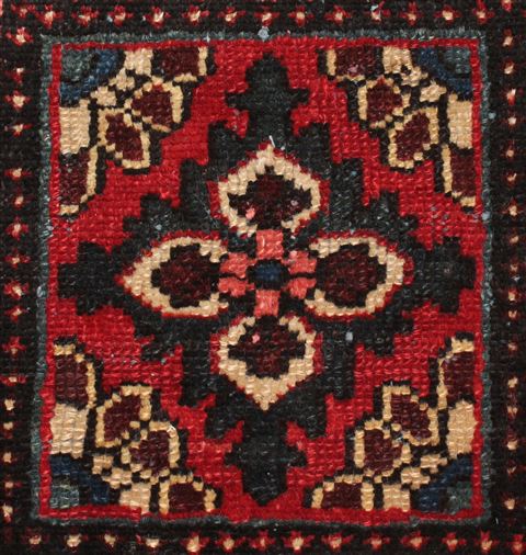 Bakhtiar Blue Square Hand Knotted 103 X 108 Area Rug 400-17259 Image 14