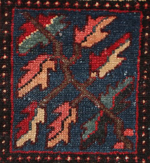 Bakhtiar Blue Square Hand Knotted 103 X 108 Area Rug 400-17259 Image 15