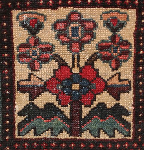 Bakhtiar Blue Square Hand Knotted 103 X 108 Area Rug 400-17259 Image 16