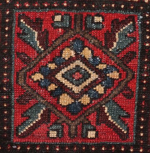 Bakhtiar Blue Square Hand Knotted 103 X 108 Area Rug 400-17259 Image 17