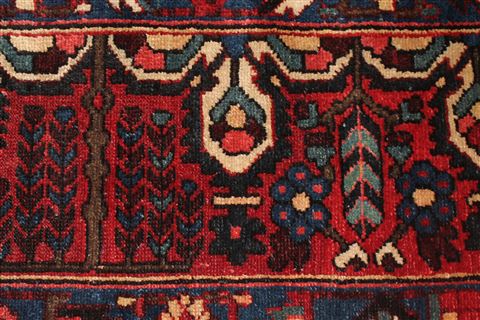 Bakhtiar Blue Square Hand Knotted 103 X 108 Area Rug 400-17259 Image 19