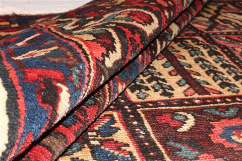 Bakhtiar Blue Square Hand Knotted 103 X 108 Area Rug 400-17259 Image 26
