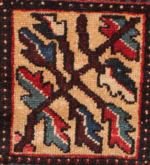 Bakhtiar Blue Square Hand Knotted 103 X 108 Area Rug 400-17259 Image 4