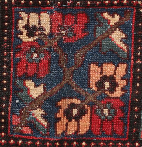 Bakhtiar Blue Square Hand Knotted 103 X 108 Area Rug 400-17259 Image 6