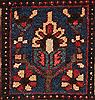 Bakhtiar Blue Square Hand Knotted 103 X 108  Area Rug 400-17259 Thumb 12