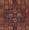 Bakhtiar Blue Square Hand Knotted 103 X 108  Area Rug 400-17259 Thumb 27
