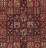 Bakhtiar Blue Square Hand Knotted 103 X 108 Area Rug 400-17259 Thumb 27
