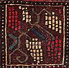 Bakhtiar Blue Square Hand Knotted 103 X 108 Area Rug 400-17259 Thumb 5