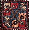 Bakhtiar Blue Square Hand Knotted 103 X 108  Area Rug 400-17259 Thumb 6