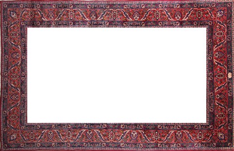 Mashad Red Hand Knotted 99 X 153 Area Rug 400-17260 Image 2