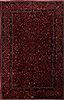 Mashad Red Hand Knotted 99 X 153 Area Rug 400-17260 Thumb 0