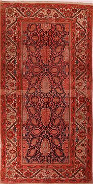 Persian Malayer Red Rectangle Odd Size Wool Carpet 17261