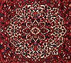 Bakhtiar Red Hand Knotted 911 X 124  Area Rug 400-17262 Thumb 2