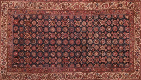 Malayer Blue Hand Knotted 101 X 168 Area Rug 400-17263 Image 3