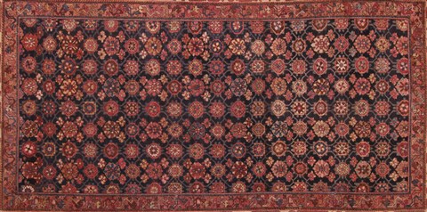 Malayer Blue Hand Knotted 101 X 168 Area Rug 400-17263 Image 7