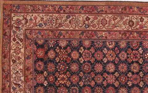 Malayer Blue Hand Knotted 101 X 168 Area Rug 400-17263 Image 8