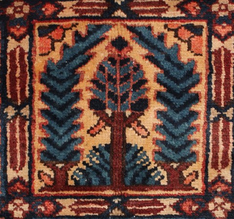 Bakhtiar Brown Hand Knotted 101 X 123 Area Rug 400-17264 Image 7