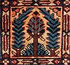 Bakhtiar Brown Hand Knotted 101 X 123  Area Rug 400-17264 Thumb 7