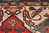 Heriz Red Hand Knotted 106 X 136 Area Rug 400-17267 Thumb 10