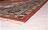 Heriz Red Hand Knotted 106 X 136  Area Rug 400-17267 Thumb 14