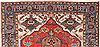 Heriz Red Hand Knotted 106 X 136  Area Rug 400-17267 Thumb 17