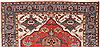 Heriz Red Hand Knotted 106 X 136 Area Rug 400-17267 Thumb 17