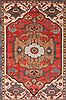 Heriz Red Hand Knotted 106 X 136  Area Rug 400-17267 Thumb 20
