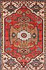 Heriz Red Hand Knotted 106 X 136 Area Rug 400-17267 Thumb 20